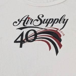 Air Supply Vintage Concert Tshirt 2015 Medium
